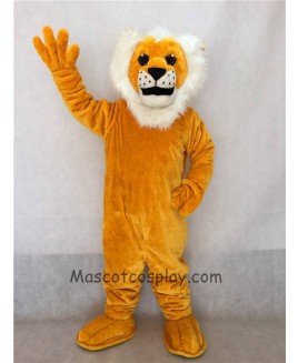 High Quality Yellow Sleepy Lion Mascot Costume