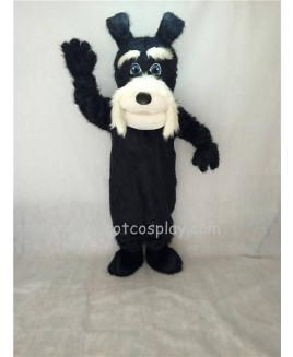 Cute New Black Terrier Dog Plush Mascot Costume