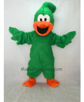 Cute New Green Plush Roadrunner Bird Mascot Costume