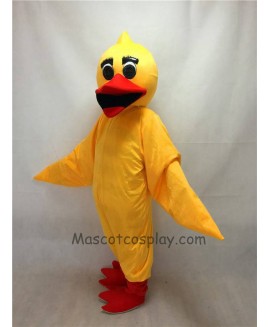 Cute Yellow Duck Mascot Costume