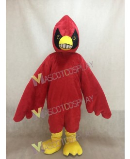Happy Red Bird Cardinal Mascot Costume
