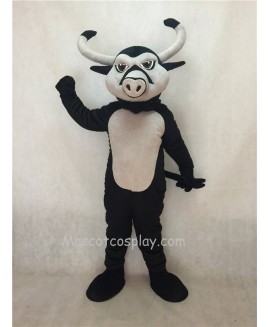 Hot Sale Adorable Realistic New Black Longhorn Mascot Costume