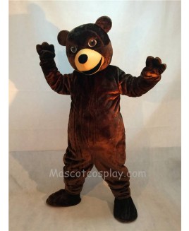 Fierce New Brown Friendly Grizzly Bear Mascot Costume