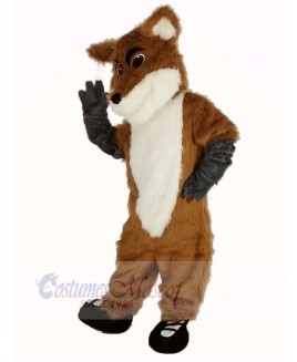 Fox with Black Shoes Mascot Costume Fancy Dress