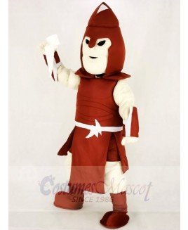 Realistic Red Titan Spartan Mascot Costume Adult 	
