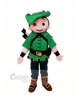 Heroe Robin with Green Coat Mascot Costume