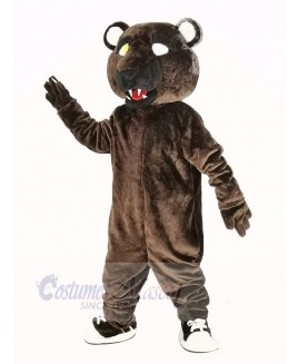 Dark Brown Panther Mascot Costume