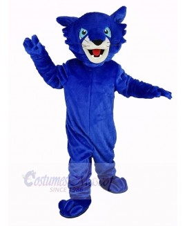 Blue Bobcats Mascot Costume Animal