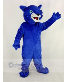 Blue Bobcats Mascot Costume Animal