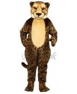 Cute Cheetah Leopard Mascot Costume