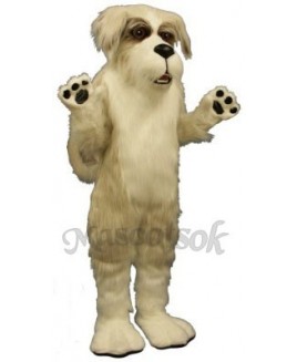 Cute Fluff Dog Mascot Costume