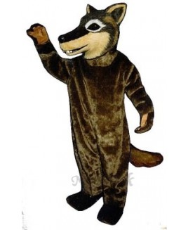 Cute Coyote Wolf Mascot Costume