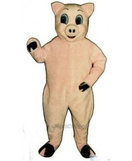 Jolly Pig Christmas Mascot Costume