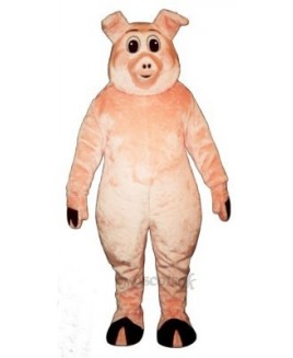 Cute Porker Pig Piglet Hog Mascot Costume