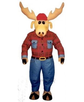 Cute Montana Moose Mascot Costume