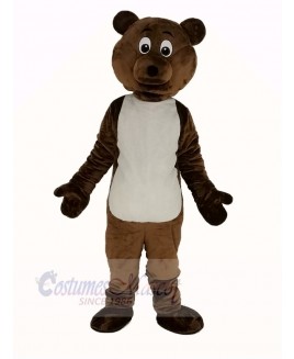 Dark Brown Bear Mascot Costume Animal