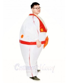 Elvis Presley Singer The King of Rock and Roll Inflatable Halloween Christmas Costumes for Adults