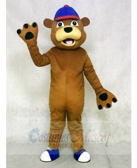 Happy Brown Bear Mascot Costumes Animal