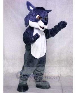 Fierce Gray Snow Fox Mascot Costumes Animal