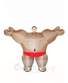 Mr. Fitness Bodybuilder Muscle Man Inflatable Halloween Christmas Costumes for Adults