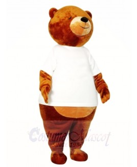 Brown Sleepy Bear Mascot Costumes Animal