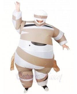 Mummy Inflatable Halloween Christmas Costumes for Adults
