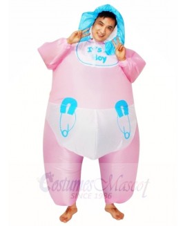 Infant Baby Diaper Inflatable Halloween Blow Up Costumes for Adults
