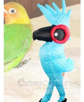 Rio Blue Parrot Bird Inflatable Halloween Xmas Blow Up Costumes for Adults
