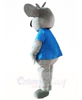 Blue Shirt Koala Bear Mascot Costumes Animal 