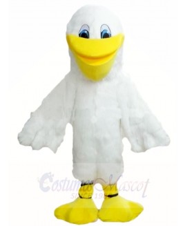 White Pelican Bird Mascot Costumes Animal