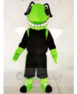 Green and Black Hornets Mascot Costumes Insect 