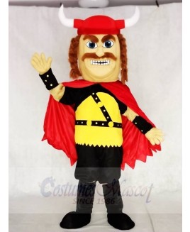 Red Strong Odin Viking Mascot Costumes People