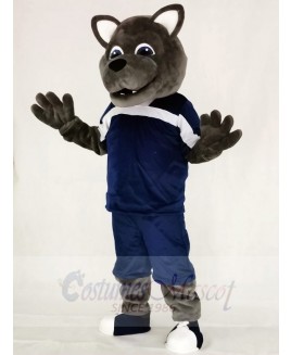 Power Wolf in Sport Suit Mascot Costumes Animal 