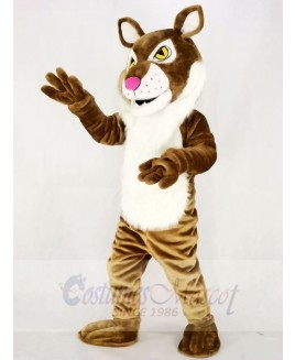 Light Brown Wildcat Bobcat Mascot Costumes Animal