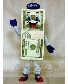 Dollar Bill for Bank Mascot Costumes with Hat