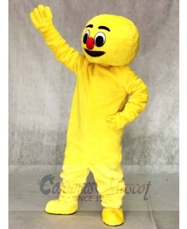 Hairy Yellow Boogie Man Adult Mascot Costumes 