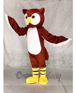 Brown Ollie Owl Mascot Costumes Animal