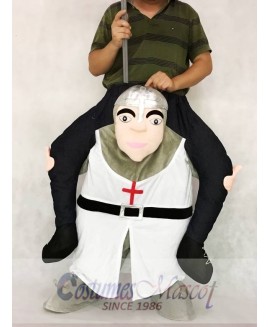 The Crusades Piggy Back Carry Me Mascot Costume Crusader Knight Suit