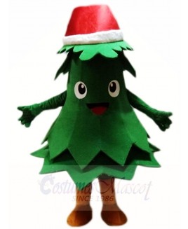 Red Hat Christmas Tree Mascot Costumes Xmas