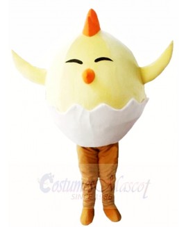 Chick In Egg Mascot Costumes Poultry