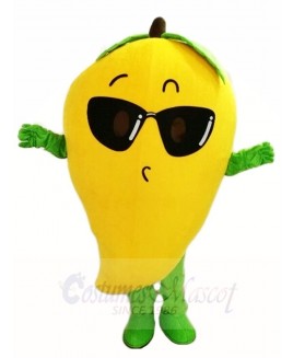 Mango with Sunglasses Mascot Costumes Fruit 