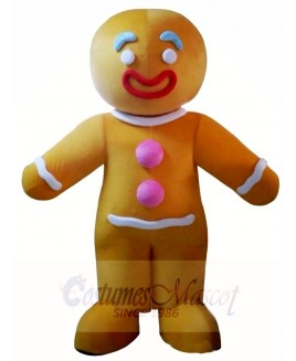 Gingerbread Man Mascot Costumes Xmas Christmas 