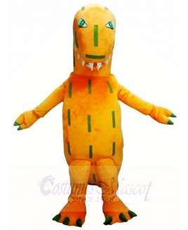 Orange T-Rex Dinosaur Mascot Costumes 