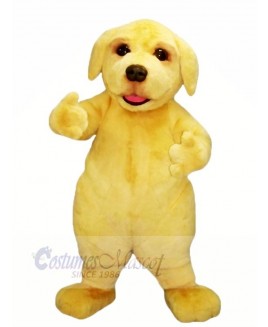 Yellow Furry Dog Mascot Costumes Animal	
