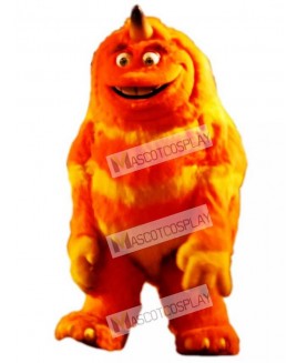 High Quality Adult Orange Monster Mascot Adult Costume