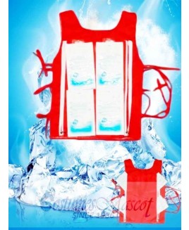 Cooling Vest Cooling Equipment With 8 Ice Bag For Mascot Costume