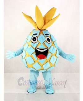 Aqua Pineapple Pete Fruit Mascot Costume Cartoon