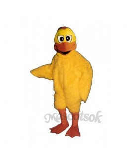 Cute Dumb Duck Mascot Costume