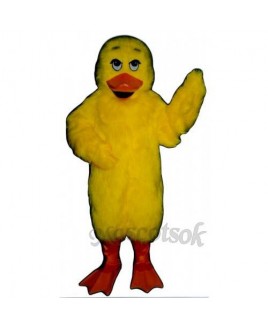 Cute Sleepy Duck Mascot Costume