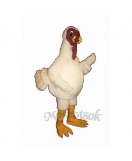 Cute Fat Turkey Mascot Costume